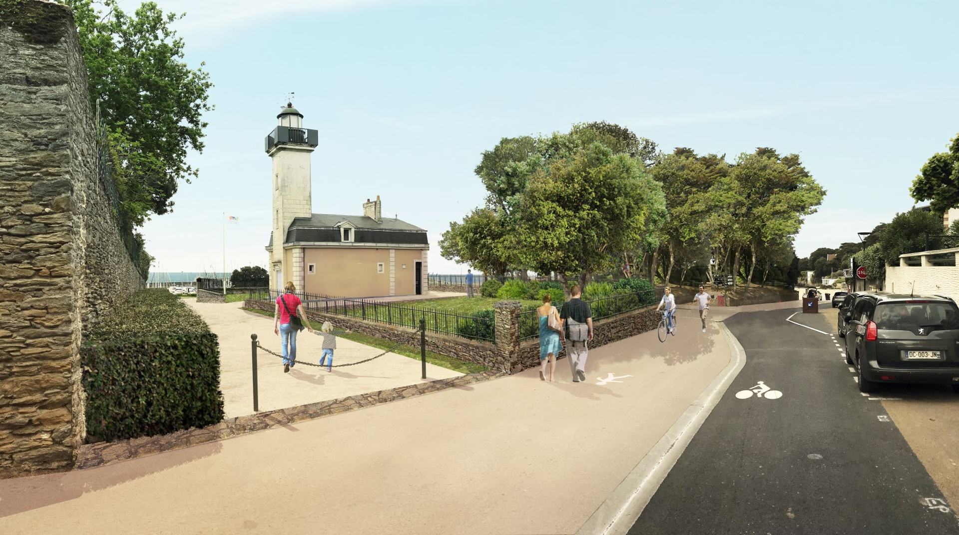 Abords du phare de la Noëveillard